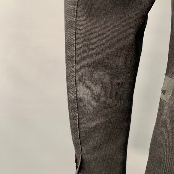 CoSTUME NATIONAL Size 36 Black Cotton Blend Peak Lapel Sport Coat - Picture 5 of 11